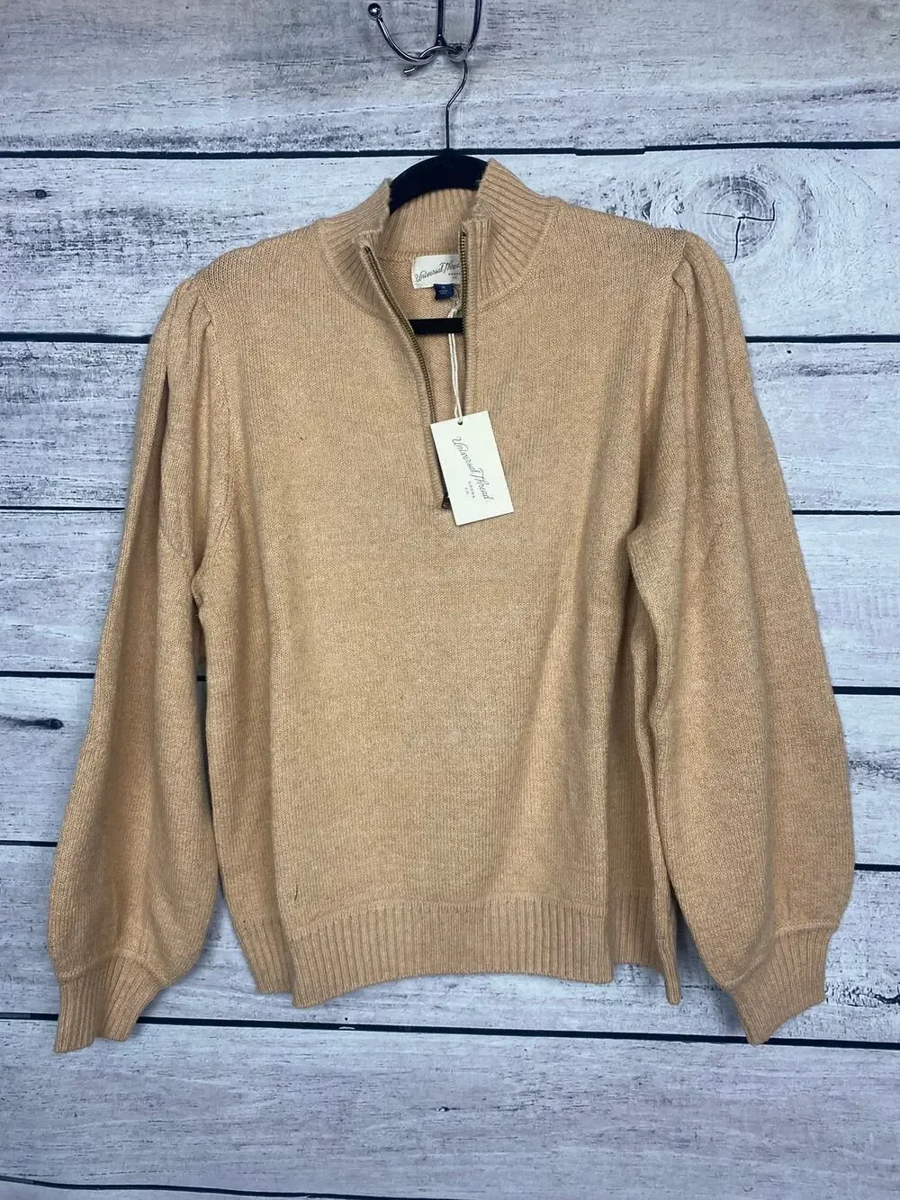 NWT - Universal Threads Women's Quarter Zip Long Sleeve Sweater - 1X